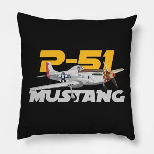 P51D Mustang Pilot Gift Battle of Britain Pillow