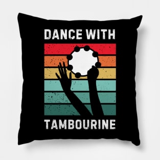 Dance With Tambourine - tambourine player Pillow