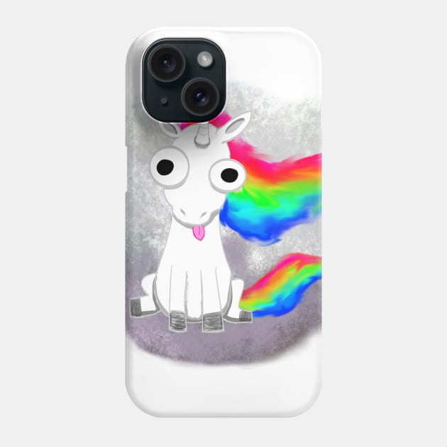 Derpy Unicorn Phone Case by F1owKitten