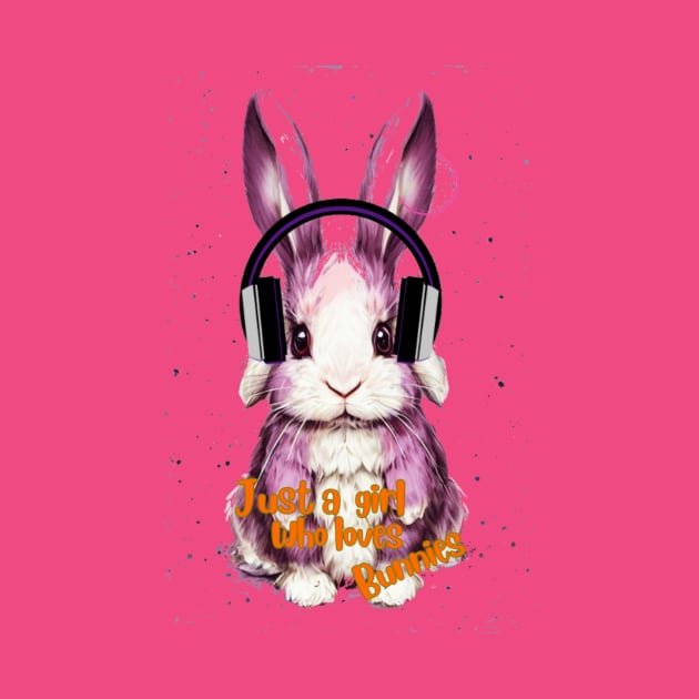 Just a girl who loves harmonious pink bunnies by Artetrust