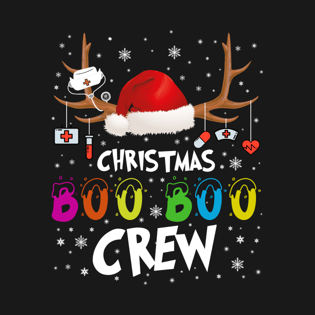 Funny Christmas Boo Boo Crew Gift For Nurse by ROMANSAVINRST