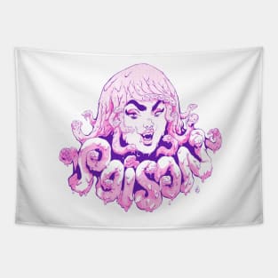 Bubblegum Medusa (white) Tapestry