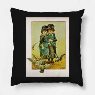 Friends--Available In Art Prints-Mugs,Cases,Duvets,T Shirts,Stickers,etc Pillow