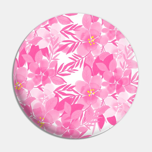 Pink Flowers Pin by jen28