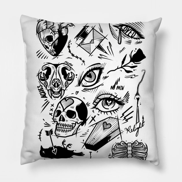Hate Turns To Love Pillow by Scottconnick