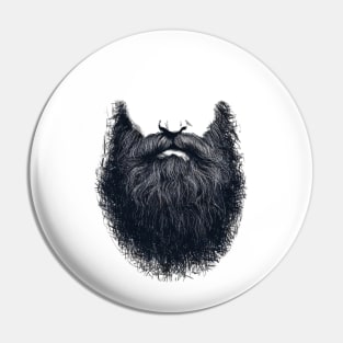 Bold Beard: This is My Style Pin