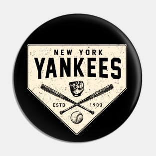 Yankees Home Base 2 by Buck Tee Originals Pin