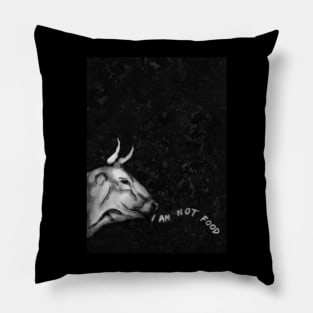 The Ox Drawing For Vegan Activist Pillow