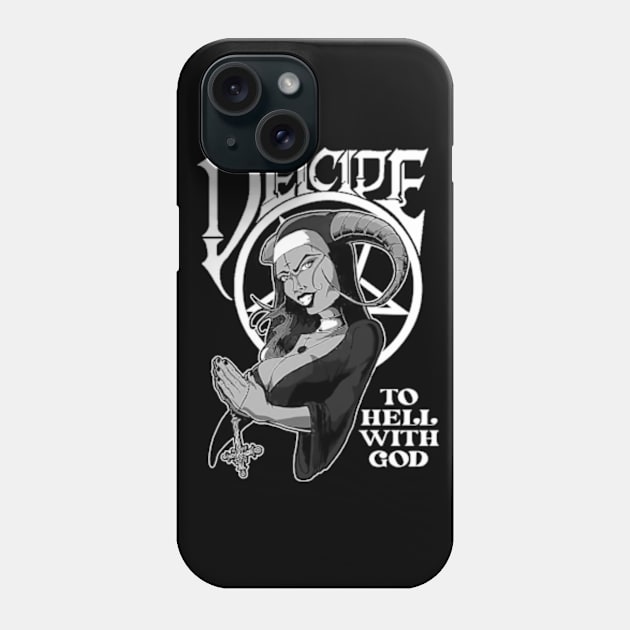 Deicide - To hell with god Phone Case by CosmicAngerDesign