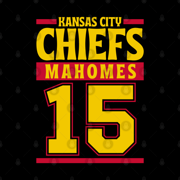 Kansas City Chiefs Mahomes 15 American Football Team by Astronaut.co