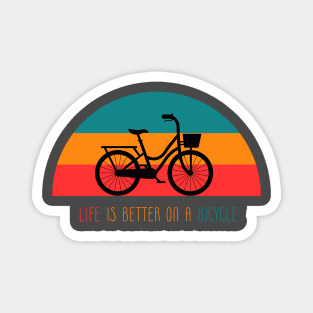 Life is Bettter on a Bicycle, Bike Magnet