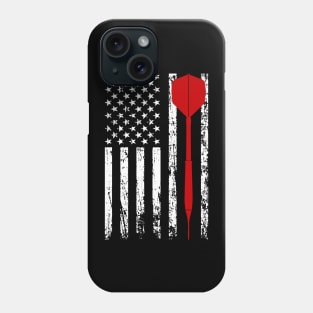 Darts Player USA Flag America Phone Case