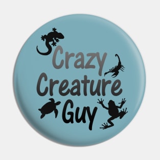 Crazy Creature Guy Pin