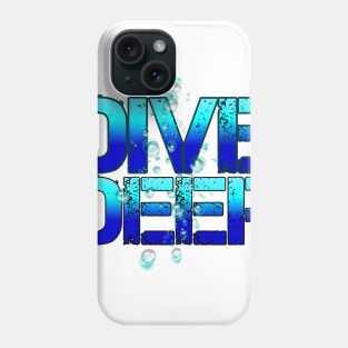 Scuba diving t-shirt designs Phone Case