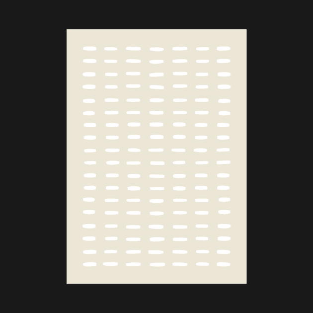 Beige dot lines pattern by VectoryBelle