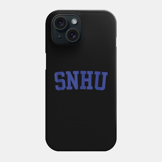 SNHU Collegiate University Academic Sports Phone Case by cutestuffs