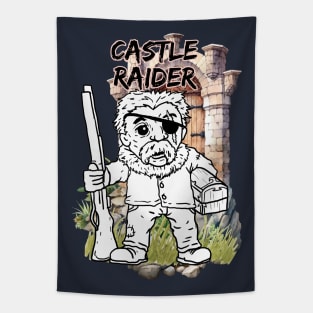 Castle Raider Hunter Thief Archeologist Scavenger DnD fantasy character Tapestry