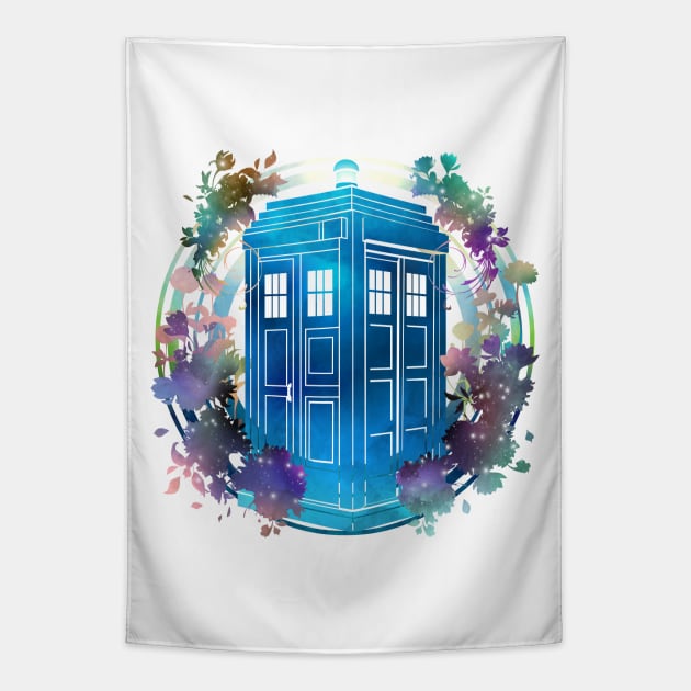 TARDIS Tapestry by LANVERIL