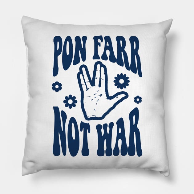 STAR TREK - Pon Farr Not War '60s style - Tie dye 2.0 Pillow by ROBZILLA