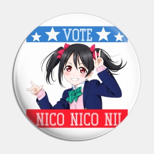 VOTE NICO NICO NI Pin