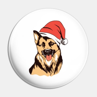 Dog Christmas Hat Pin