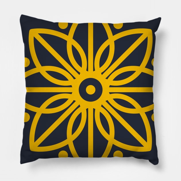 Sun Flower Good Morning Sun Pillow by GeeTee