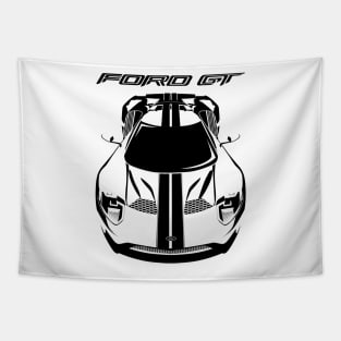 Ford GT 2017-2020 - Black Stripes Tapestry