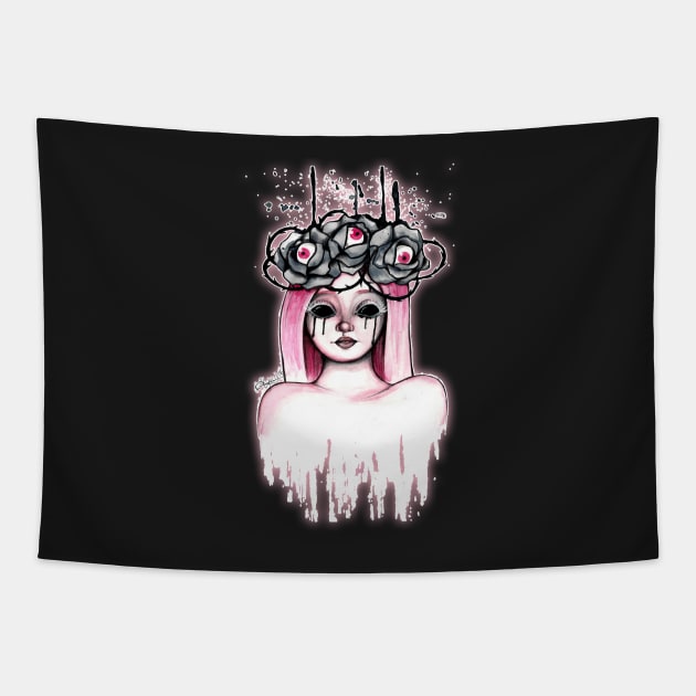Beautiful Nightmare Tapestry by Lyxy