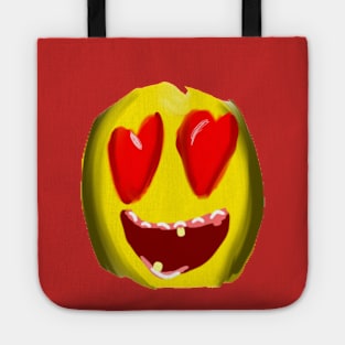 Heart eyes emoji Tote