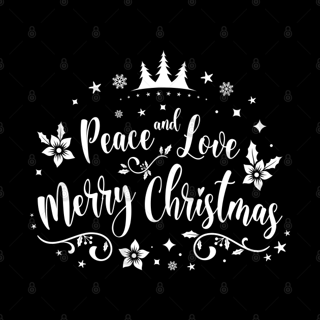 Peace and love Merry Christmas, by FlyingWhale369