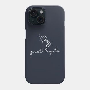 quiet coyote Phone Case