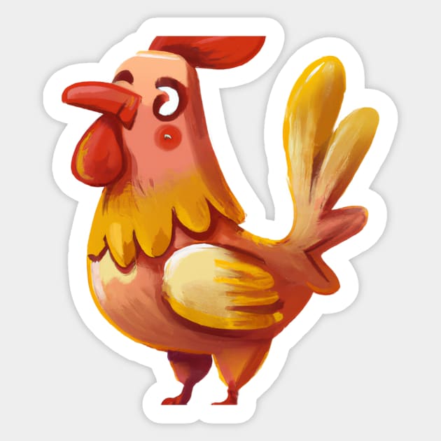 Livestock Niji Anime Turkey/rooster Livestock Stickers for - Etsy