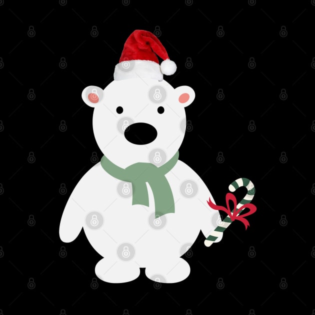 Christmas Polar Bear by DesignsbyZazz