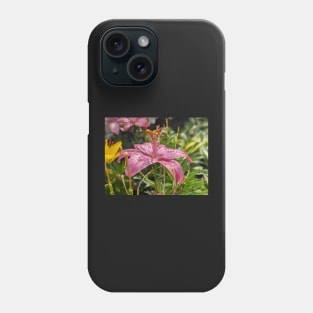 Pink Flower Profile Phone Case