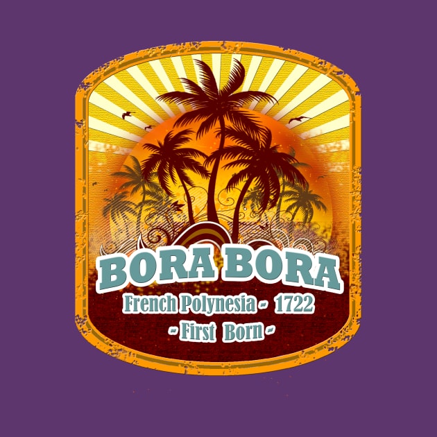 Bora Bora Sunset Paradise by dejava