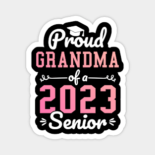 Proud Grandma Of A 2023 Senior, Cute Graduation Gift Magnet