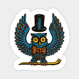 Owl safe cracker russian prison tattoo Magnet