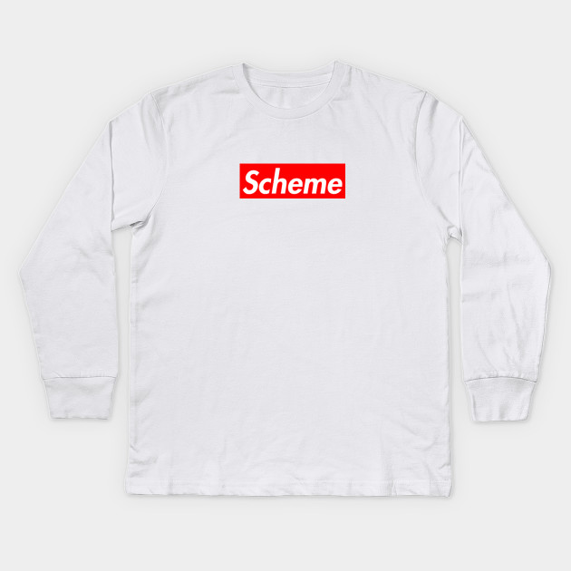 white supreme shirt