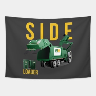 Mack Terra Pro Side Loader Garbage Truck Tapestry