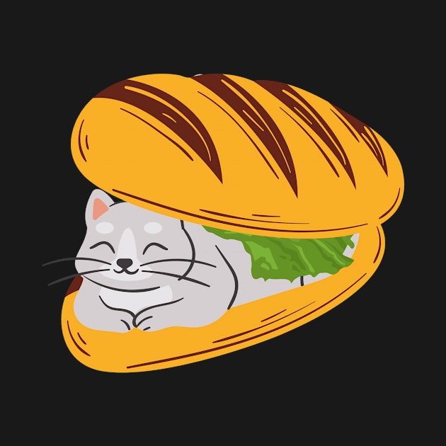 Sandwich Cat by renaldyks