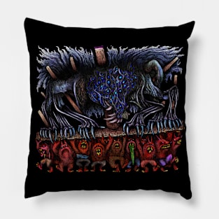 The Wolf named Epitaph, Harbinger of Change Pillow