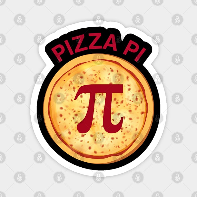 Pizza Pi Magnet by MtWoodson