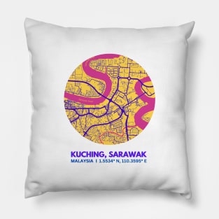 Kuching Sarawak Malaysia V3, Next Travel Destination Pillow