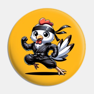 Chicken ninja Pin