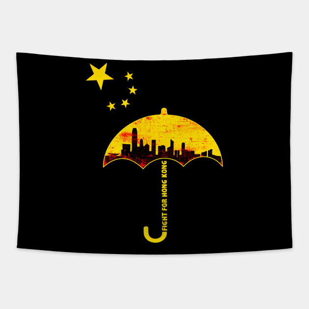 free hong kong political apparel pro Tapestry by hadlamcom