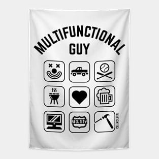 Multifunctional Guy (9 Icons / Smartphone Design) Tapestry