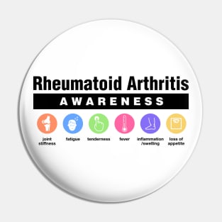 Rheumatoid Arthritis - Disability Awareness Symptoms Pin