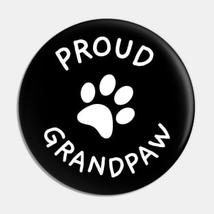 Funny Dog Grandpa Grandpaw Pin