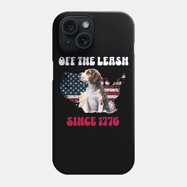 4th of July Independence Day Funny Design for Dog Lovers Phone Case by EndlessDoodles