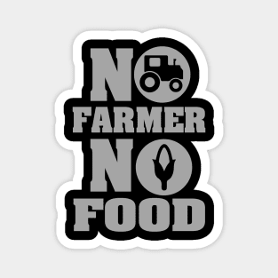 No Farmer No Food Magnet